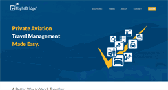 Desktop Screenshot of flightbridge.com